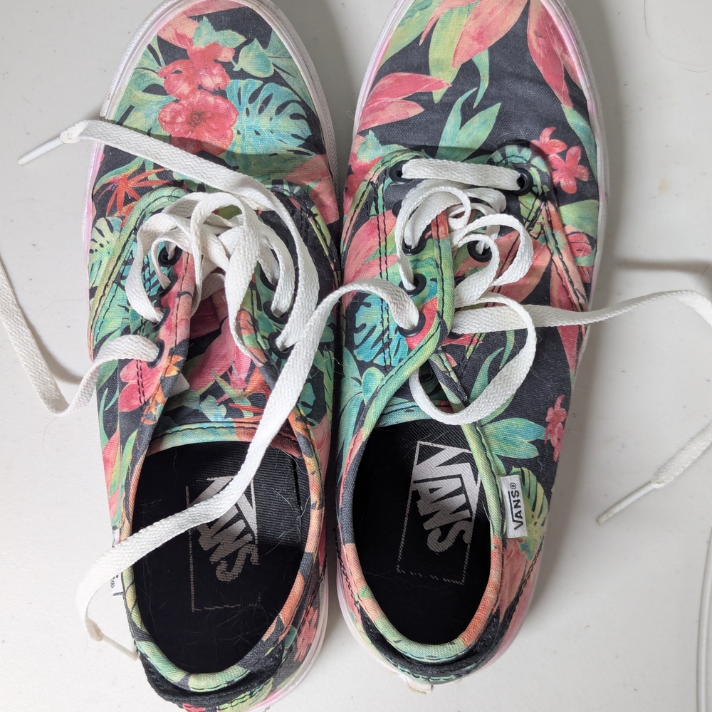 Vans Women's Floral Canvas Sneakers - Multicolor
